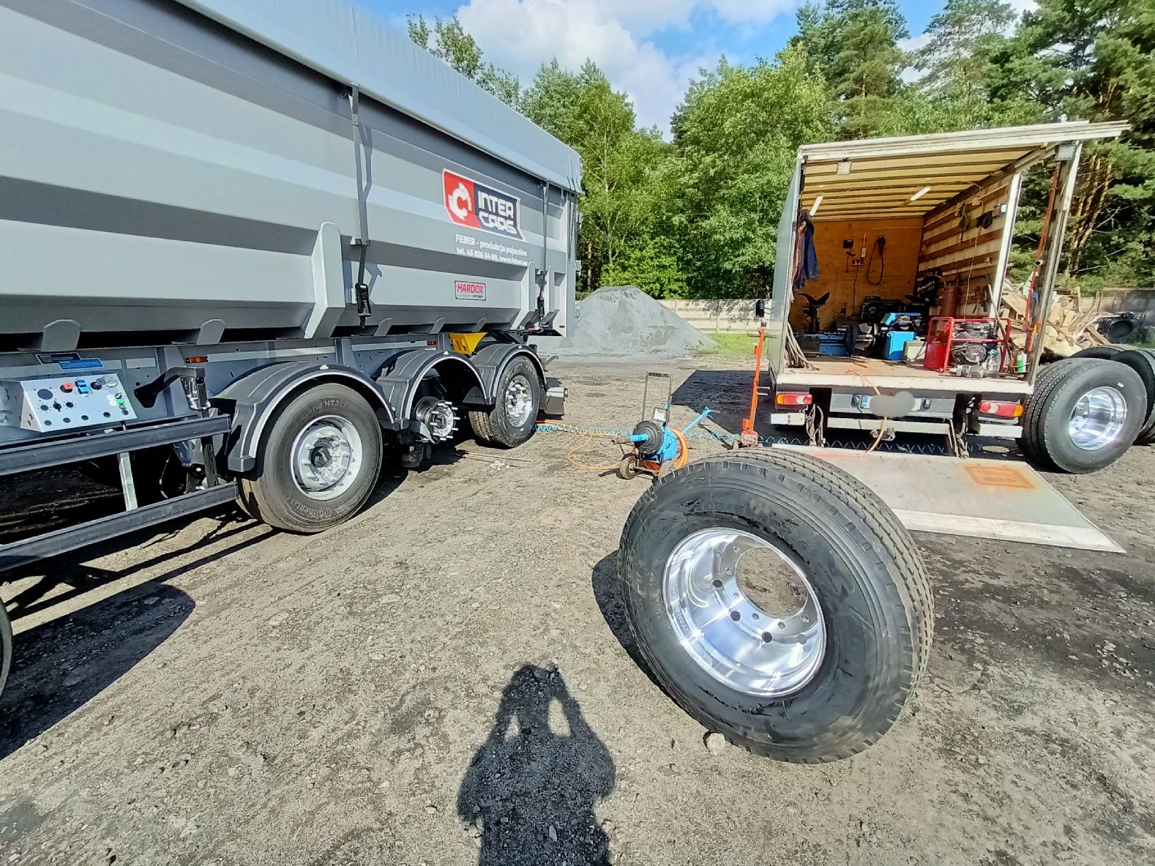 Mobilna Wulkanizacja TIR Samochodów Ciężarowych