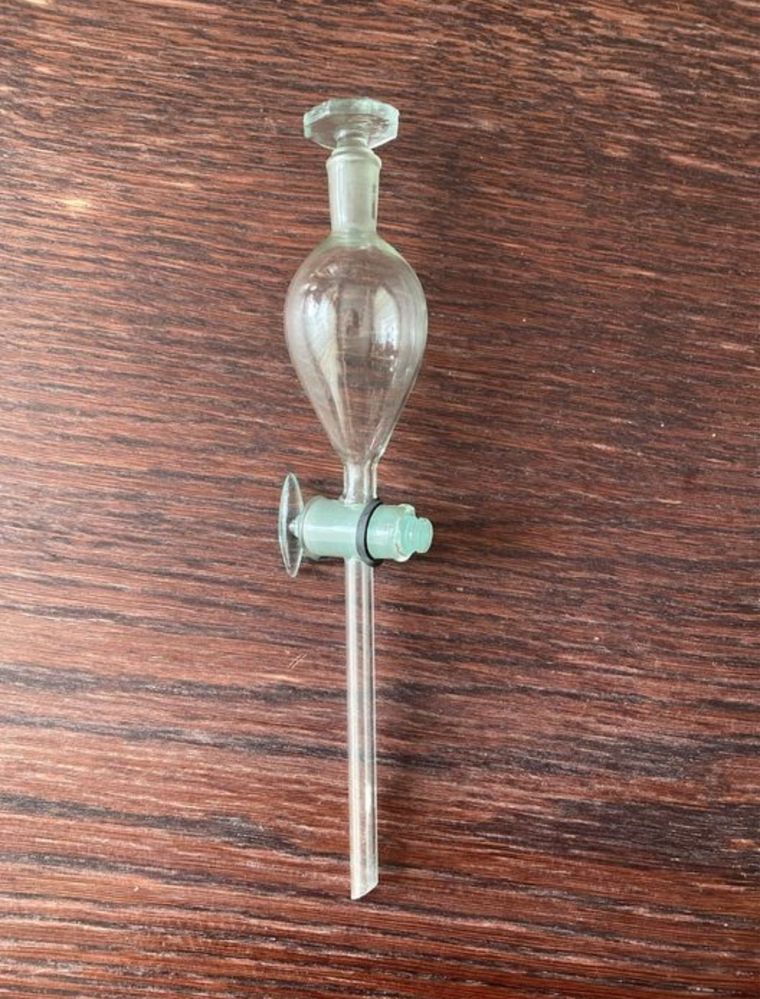 Rozdzielacz gruszkowy 30 mL Szkło Laboratoryjne Szklo