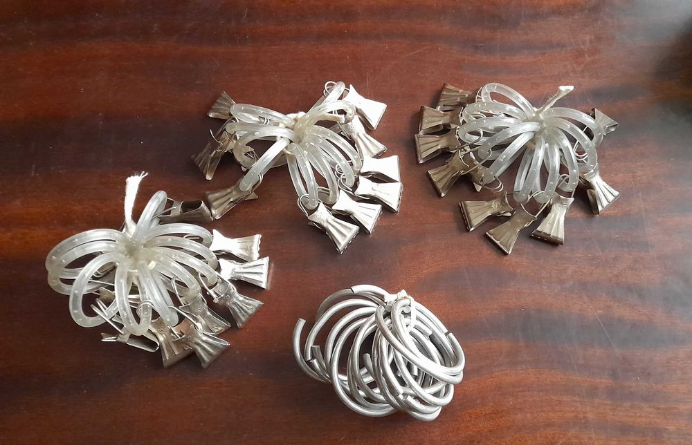 Прищепки, крокодильчики для штор, гардеробний набір