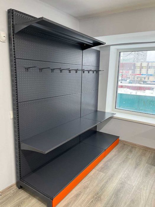 Знижка -20% на стелажі під замовлення. Вітрини, прилавки