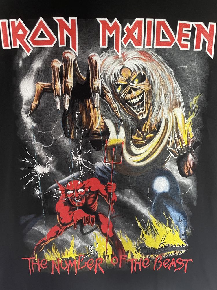 Футболка / Рок мерч Iron Maiden “The Number of The Beast”
