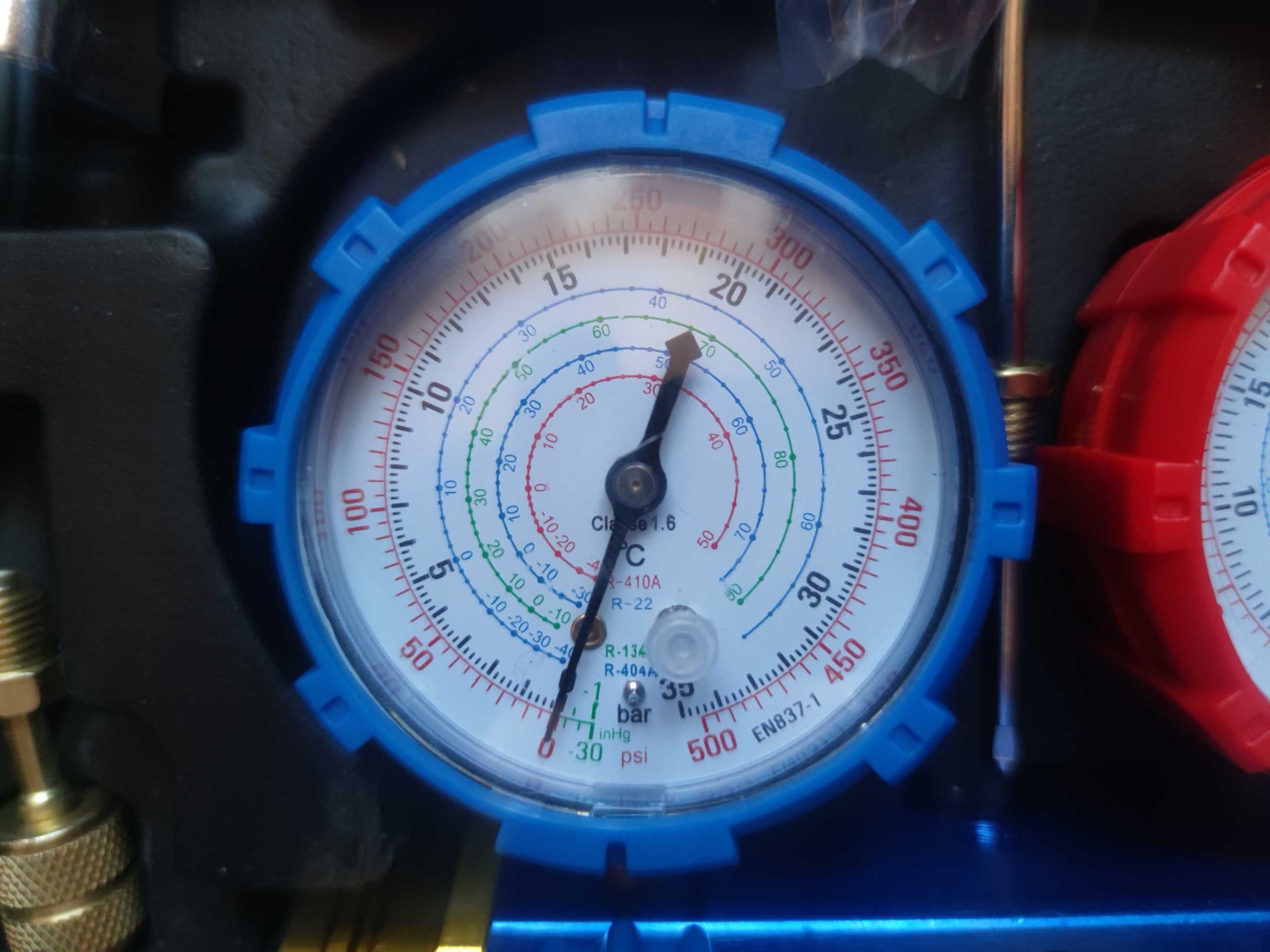 R22 R410A R134a R404A Manometry