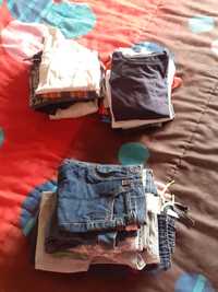 Lote de roupas de menino