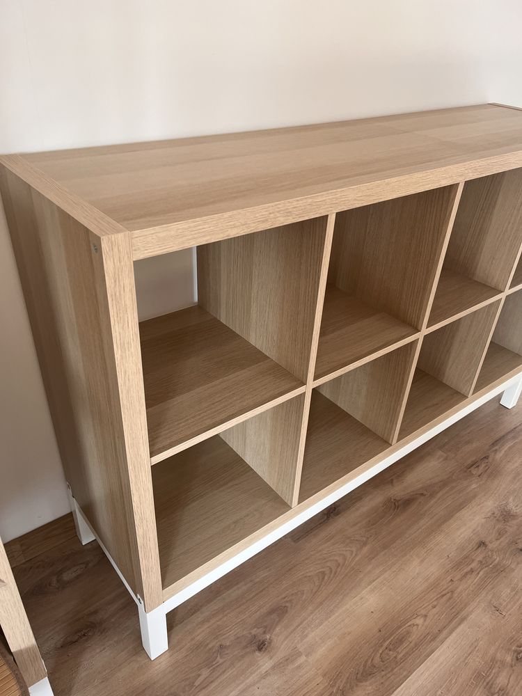 Kallax ikea , kallax z ramą nośną , regał kallax ikea