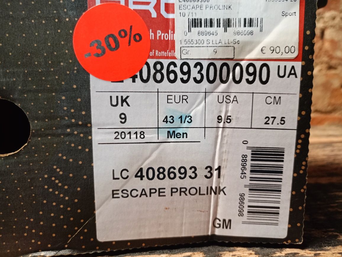 Buty do nart biegowych Salomon Escape 43,5 NNN nowe