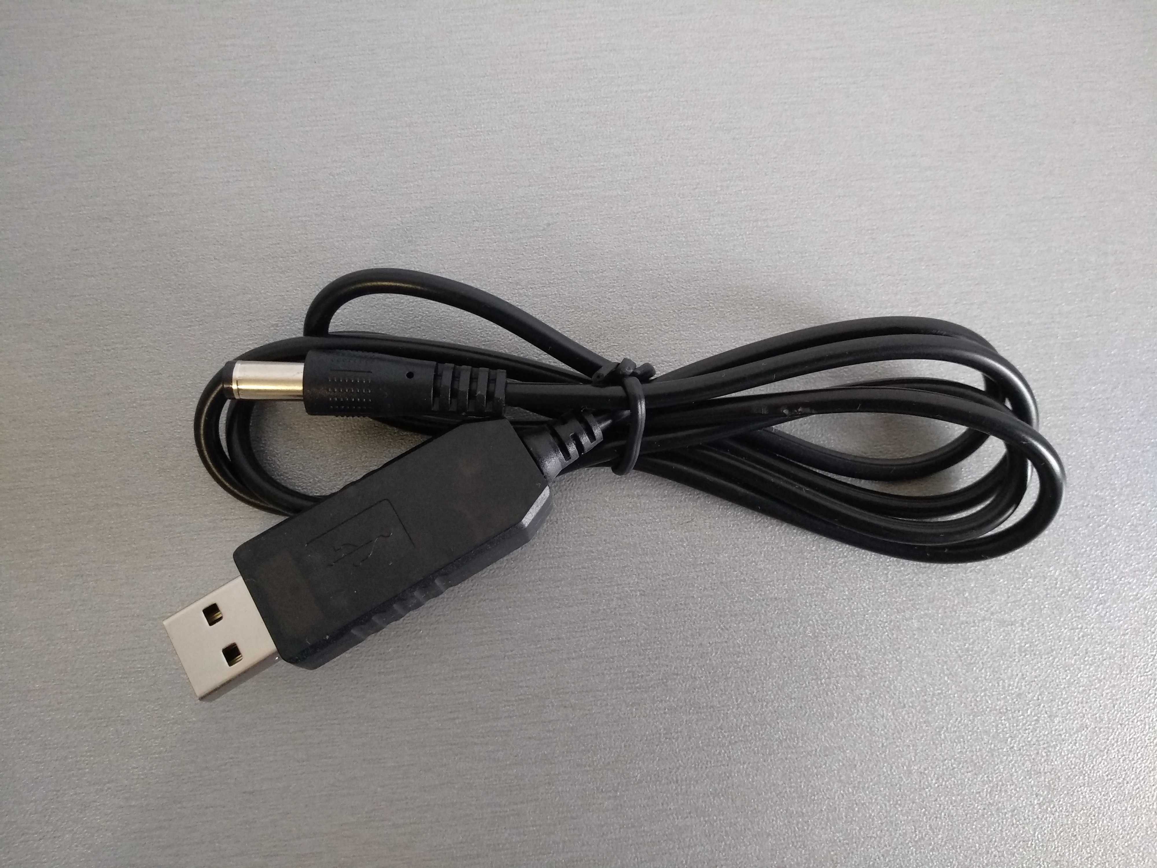 Кабель USB для живлення роутера WiFi на 9V та 12V
