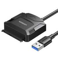 Adapter Ugreen USB-A 3.0 - SATA dla Dysków 2.5'' / 3.5'' - Czarny