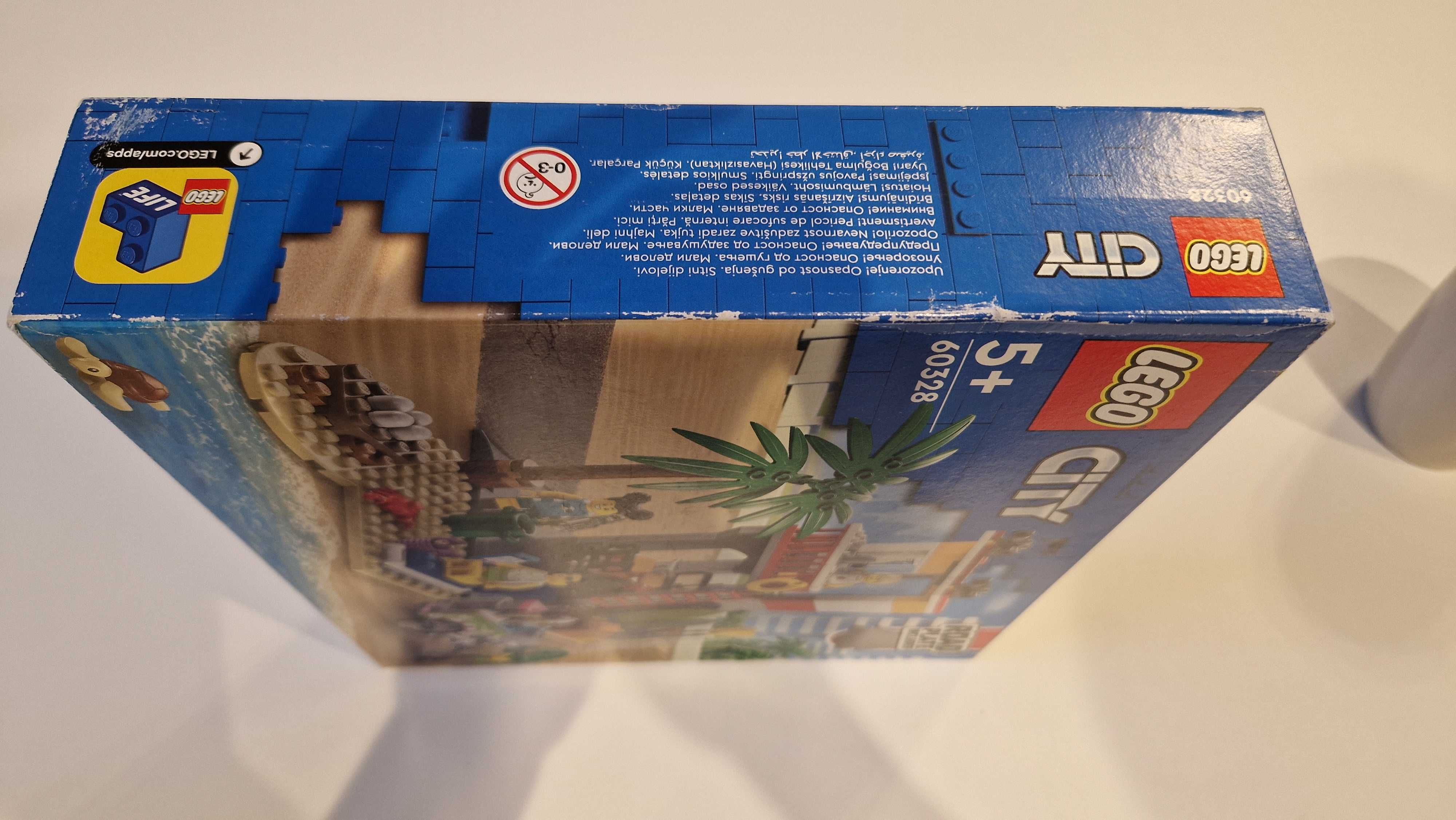 LEGO City 60328 - Stanowisko ratownicze na plaży uszkodzone opakowanie