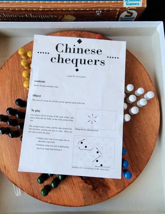 Schmidt Chinese Chequers game gra planszowa chińskie warcaby