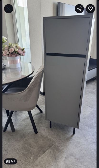 Кавова/чайна тумба зі шкафчиком для бутиля