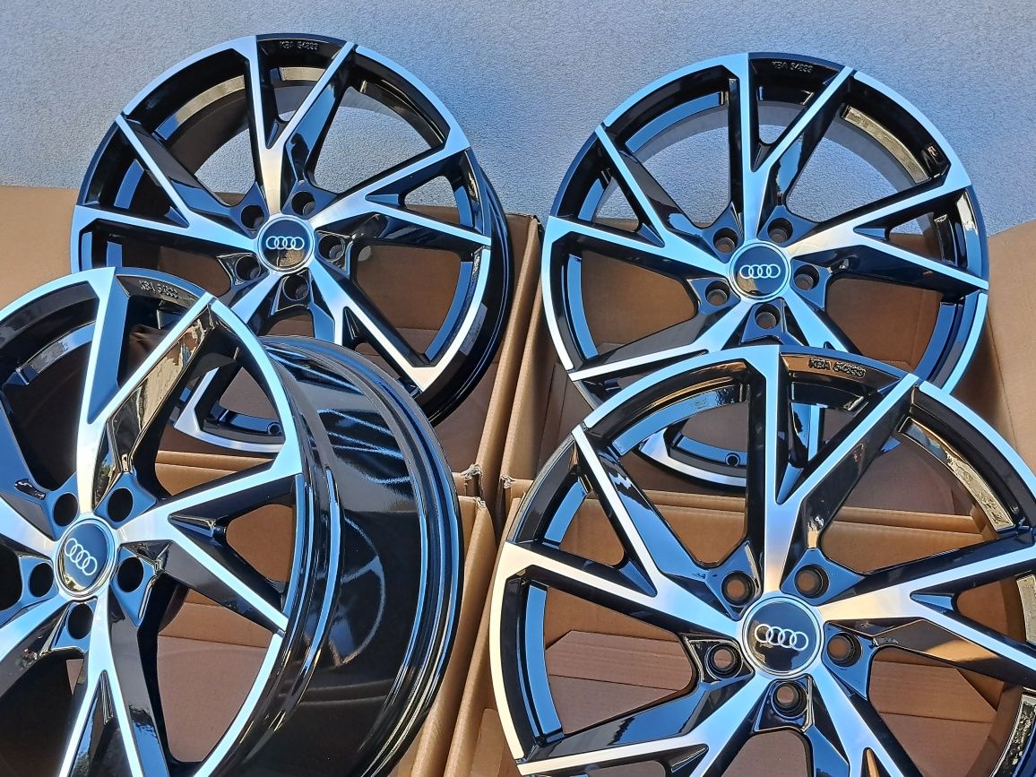 Alufelgi 19 AUDI 5x112 A4 B8 B9 A5 A7 A6 C6 C7 A8 ET30 CA23 Czarne CNC