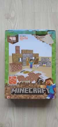 Minecraft Papercraft Overworld Schronienie klocki niezłożone