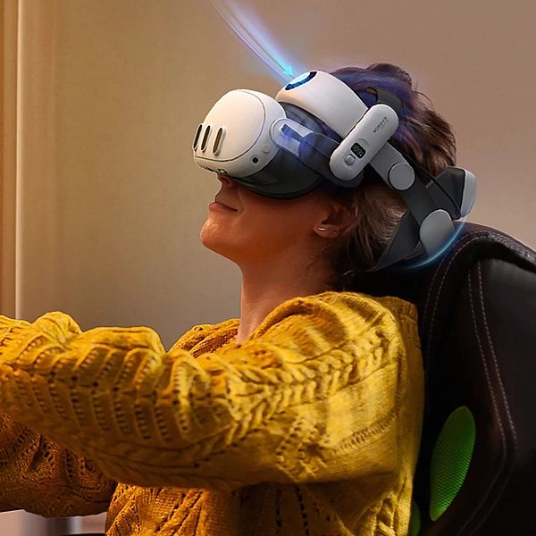 Pasek odciążający BoboVR S3 Pro do gogli VR Meta Quest 3 + bateria zew