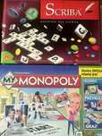 Scriba + My Monopoly zestaw gier planszowych