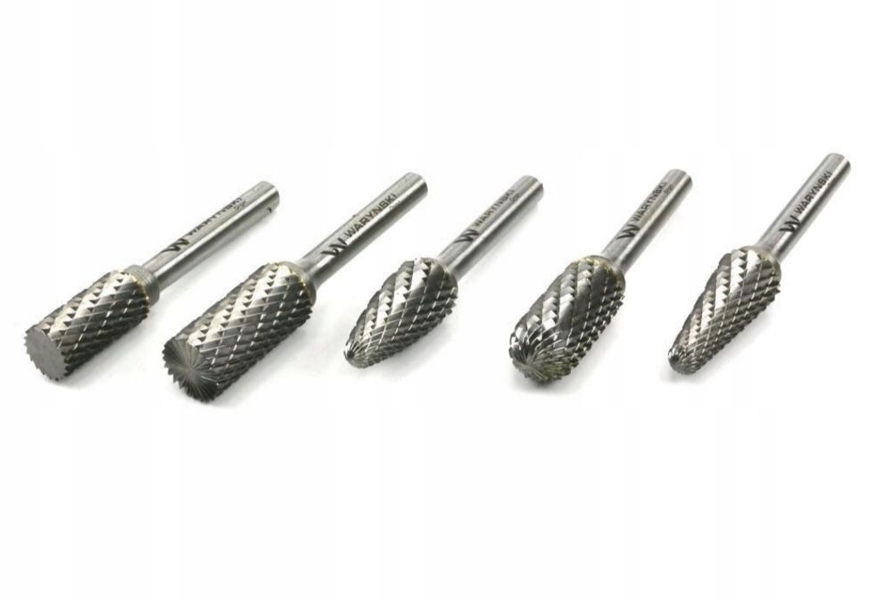 zestaw frezów z węglika wolframu Waryński