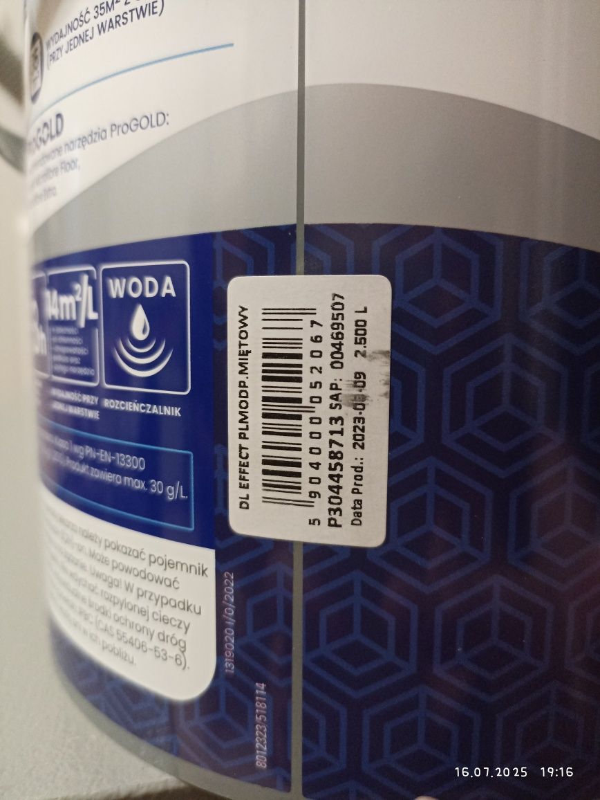 Dekoral Effect 3In1 farba plamoodporna Miętowy 2,5l