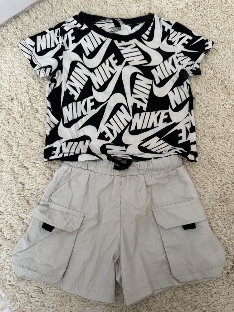 Набір (футболка Nike + шорти Zara) 18 міс