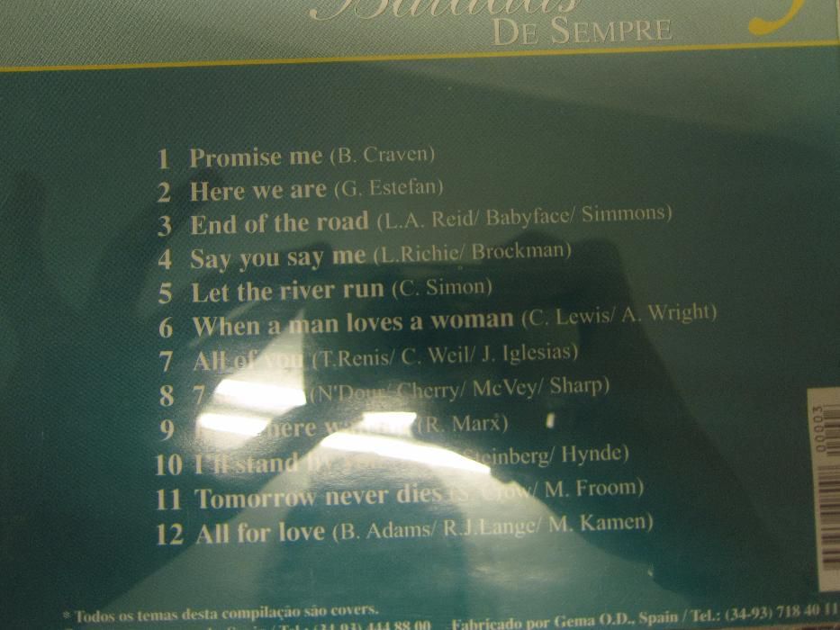 CD As Melhores Baladas de Sempre 3