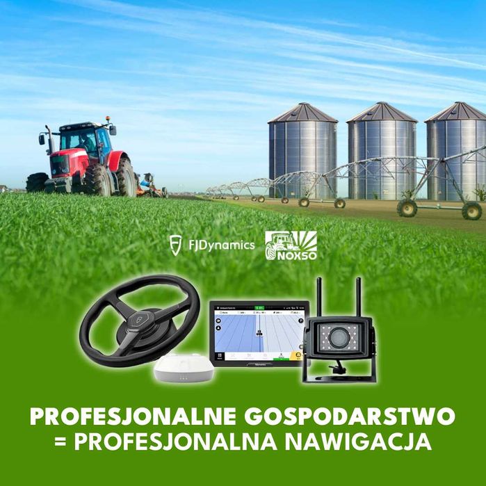 FJD AT2 MAX Nawigacja Rolnicza RTK GPS - prowadzenie RTK 2.5 cm