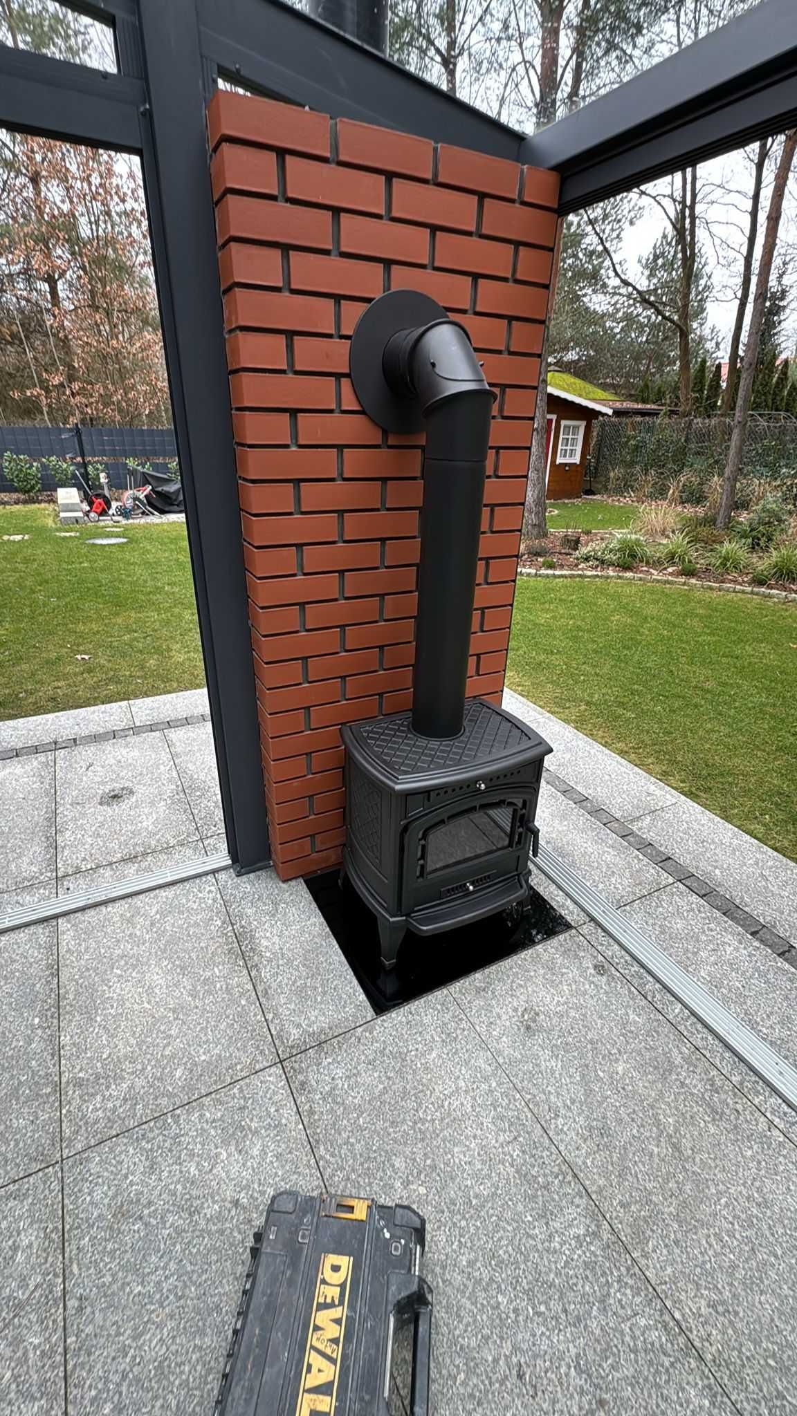 Koza ROLLO kratki kominek piec wolnostojący SUPER CENA wysyłka24h
