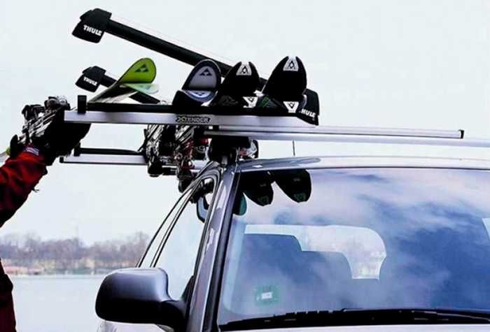 Thule лижні кріплення Snowpro Snowpack Deluxe Xtender Skiclick вживані