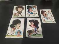 Cromos de Francisco Zambujal Caricaturas Anos 70/80