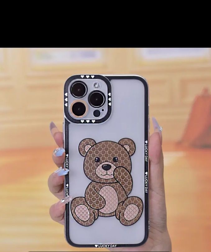 Etui Iphone 13! Teddy Bear! Silikonowe! Case Premium! Iphone 13!