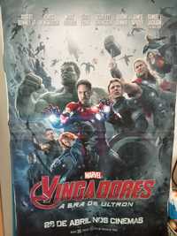Poster grande em tecido Vingadores Marvel