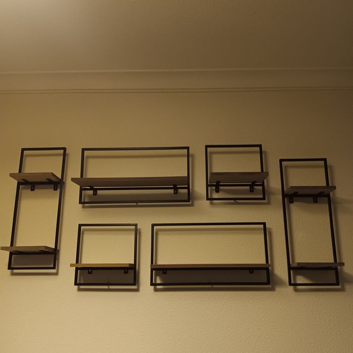 6 prateleiras de exibição: bendo conjunto por 15