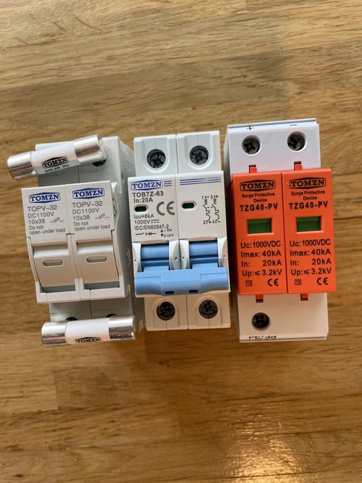 Комплект захисту СЕС 20А 1000v