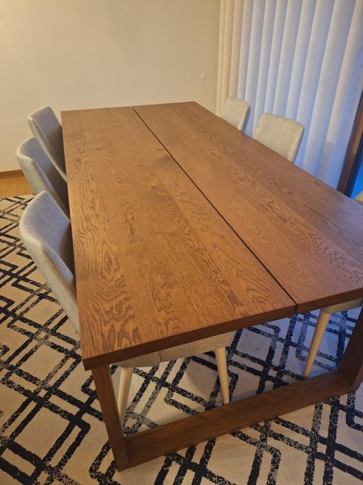 Mesa de Jantar Ikea Morbylanga - Como nova