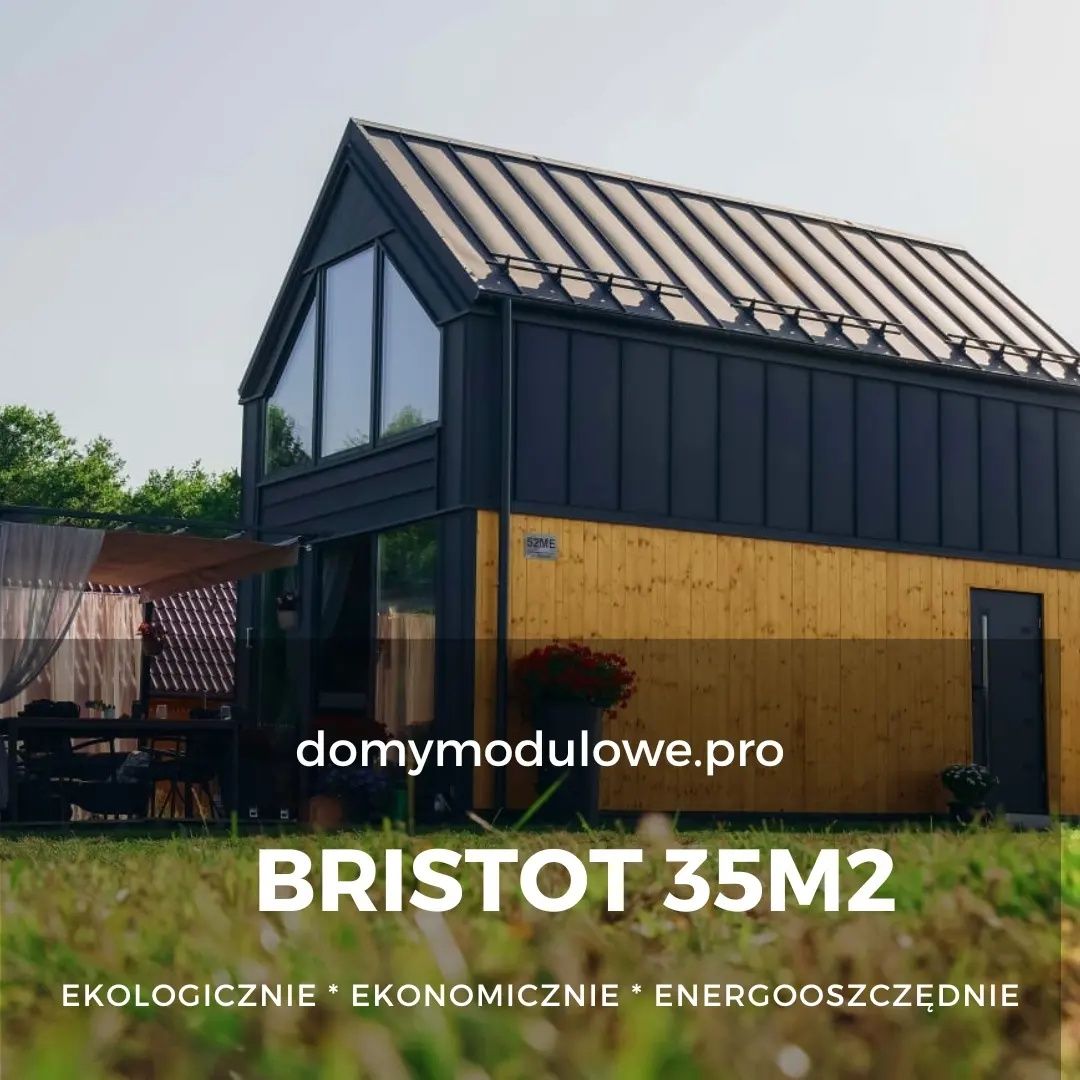 Dom modułowy letniskowy całoroczny 35m2