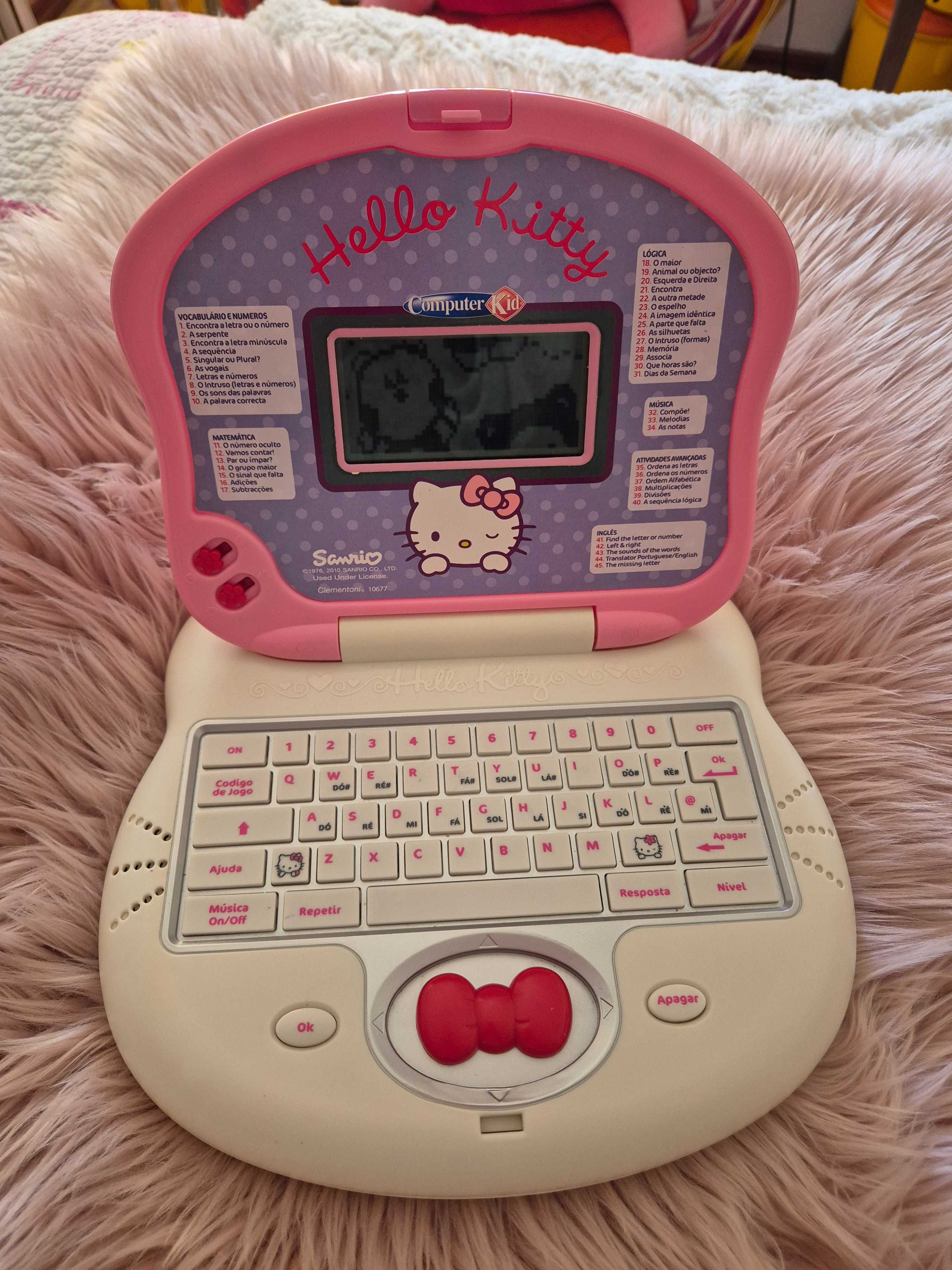 Computador Hello Kitty para criança