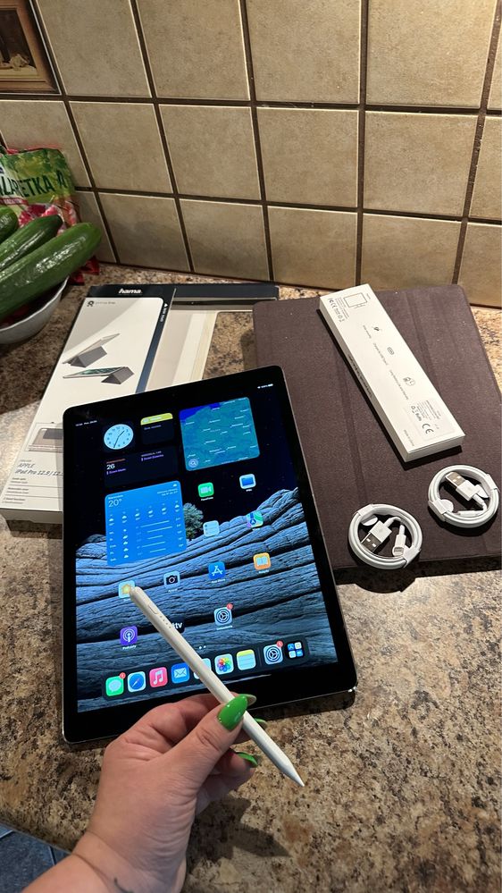 Tablet iPad Apple PRO 12.9” + NOWY RYSIK  - TOUCH ID - PROCREATE