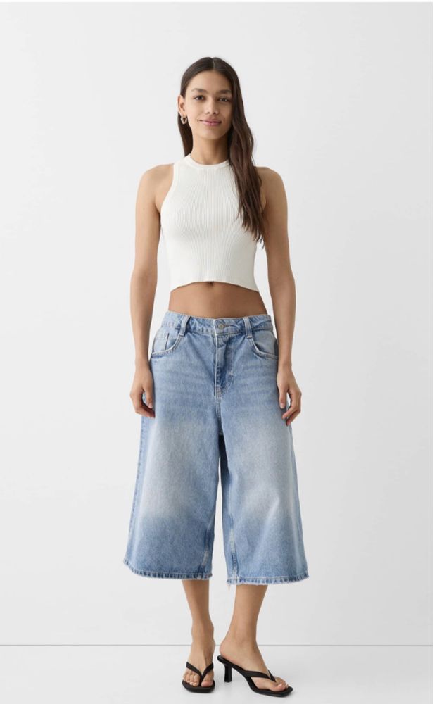 Бершка Bershka супер багі мішкуваті шорти шорты xxs хs s m l xl xxl