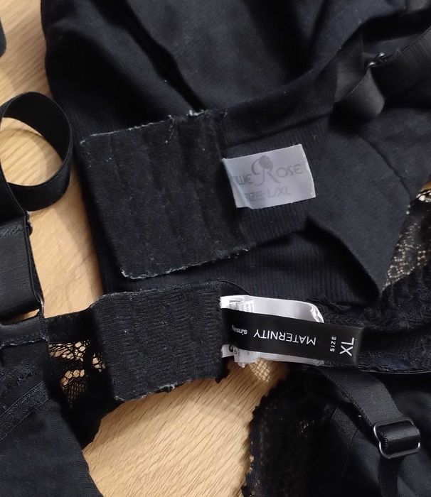 Staniki biustonosze do karmienia czarne XL