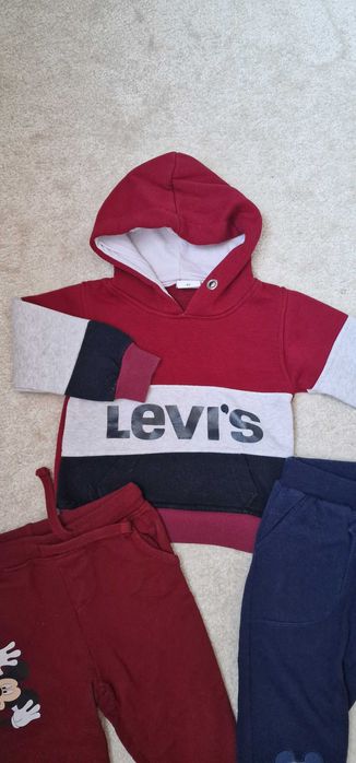 Bluza Levi's i spodnie dresowe Myszka Miki 86-92 Smyk
