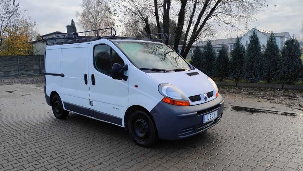 Nissan PRIMASTAR VIVARO, TRAFIC długi, BRYGADÓWNKA 6 os hak , klima