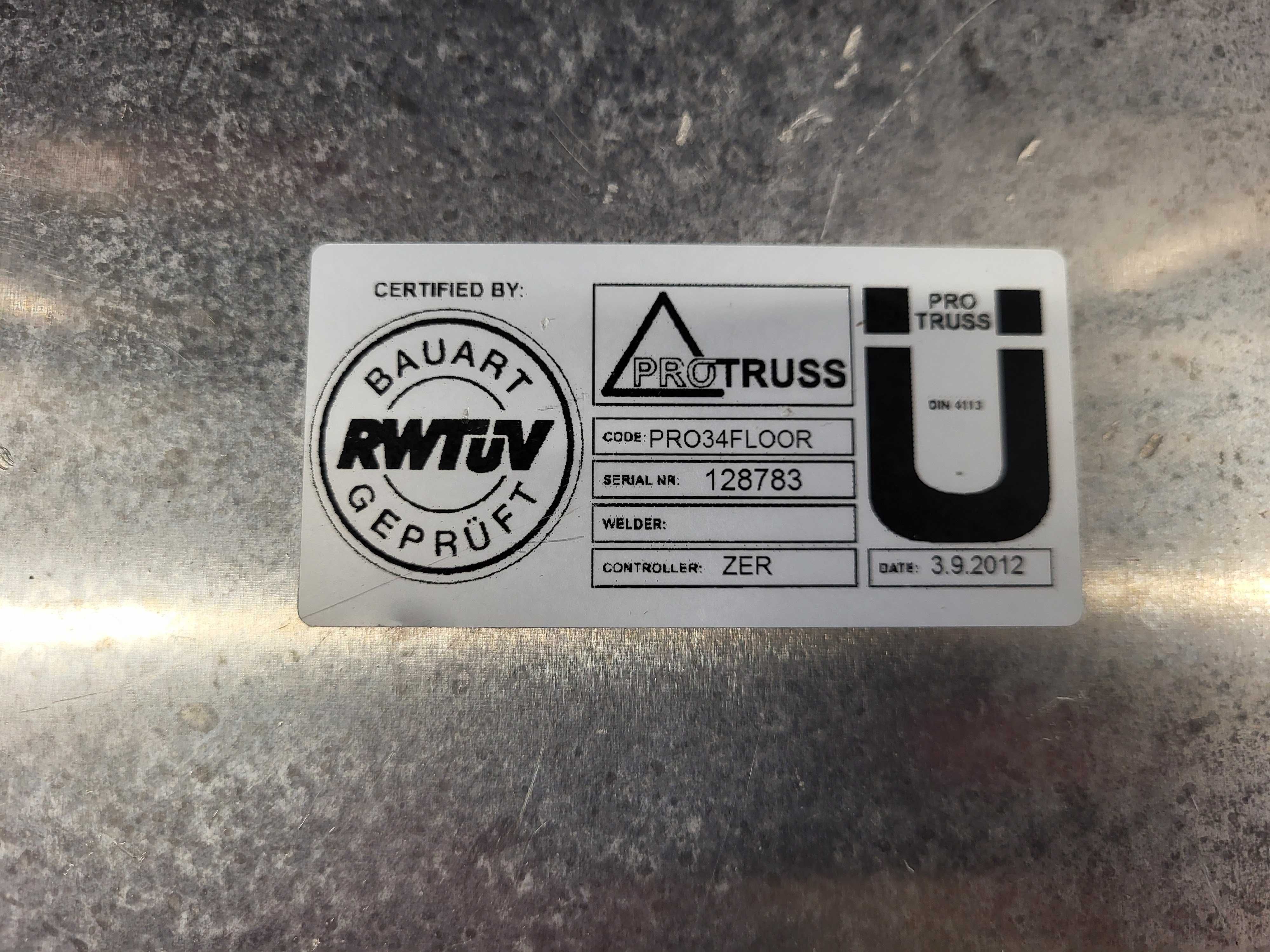 Podstawa Baseplate PRO34 FLOOR PROTRUSS // FAKTURA (dostępne 2szt)