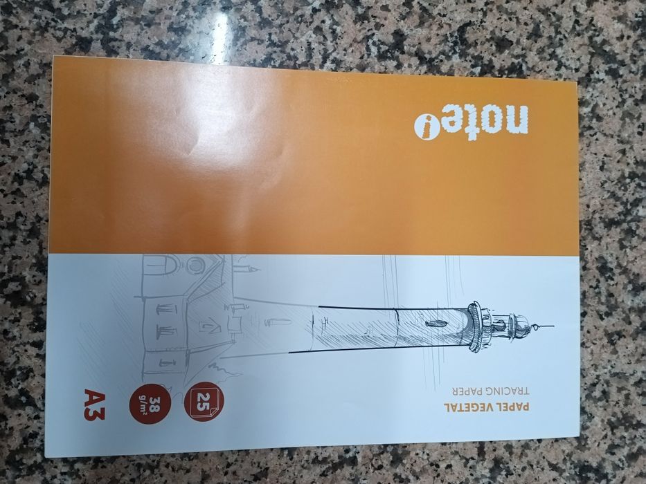 Bloco de papel vegetal A3