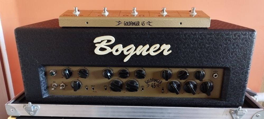 Profesjonalny lampowy wzmacniacz gitarowy Bogner Goldfinger 45 +footsw