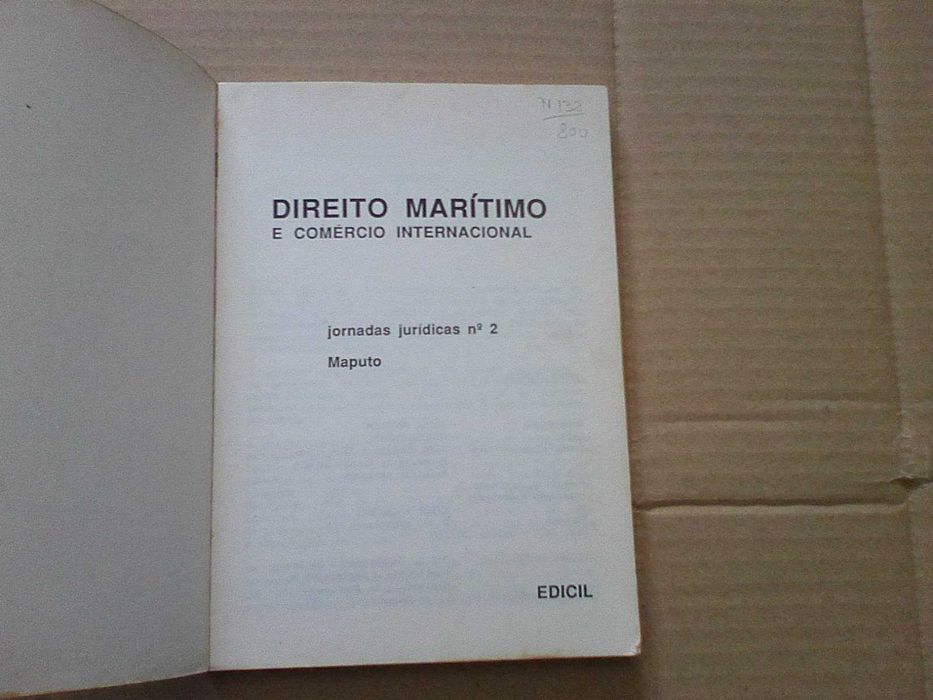 Direito marítimo e comércio internacional / Jornadas Jurídicas nº 2