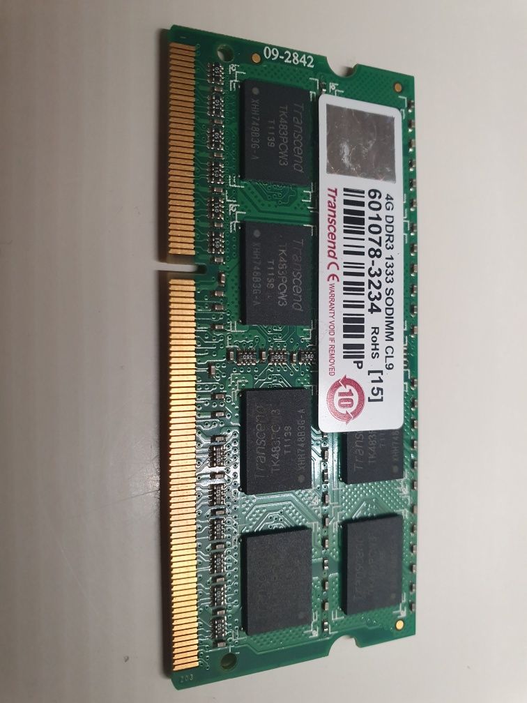 RAM Transcend 8GB 2x4GB DDR3 1333 Sodimm Cl9