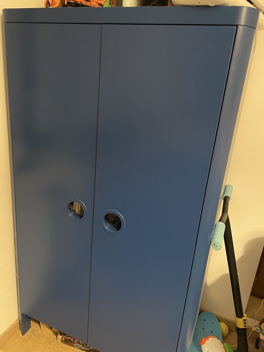 Szafa dziecięca Busunge niebieska IKEA