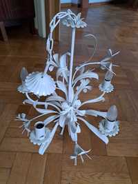 Żyrandol "kwiat" biały