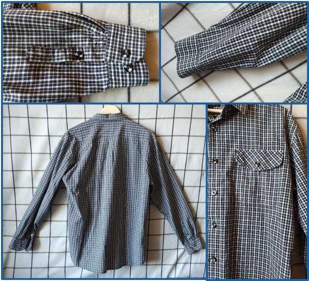 Koszula męska w kratę - 3 sztuki