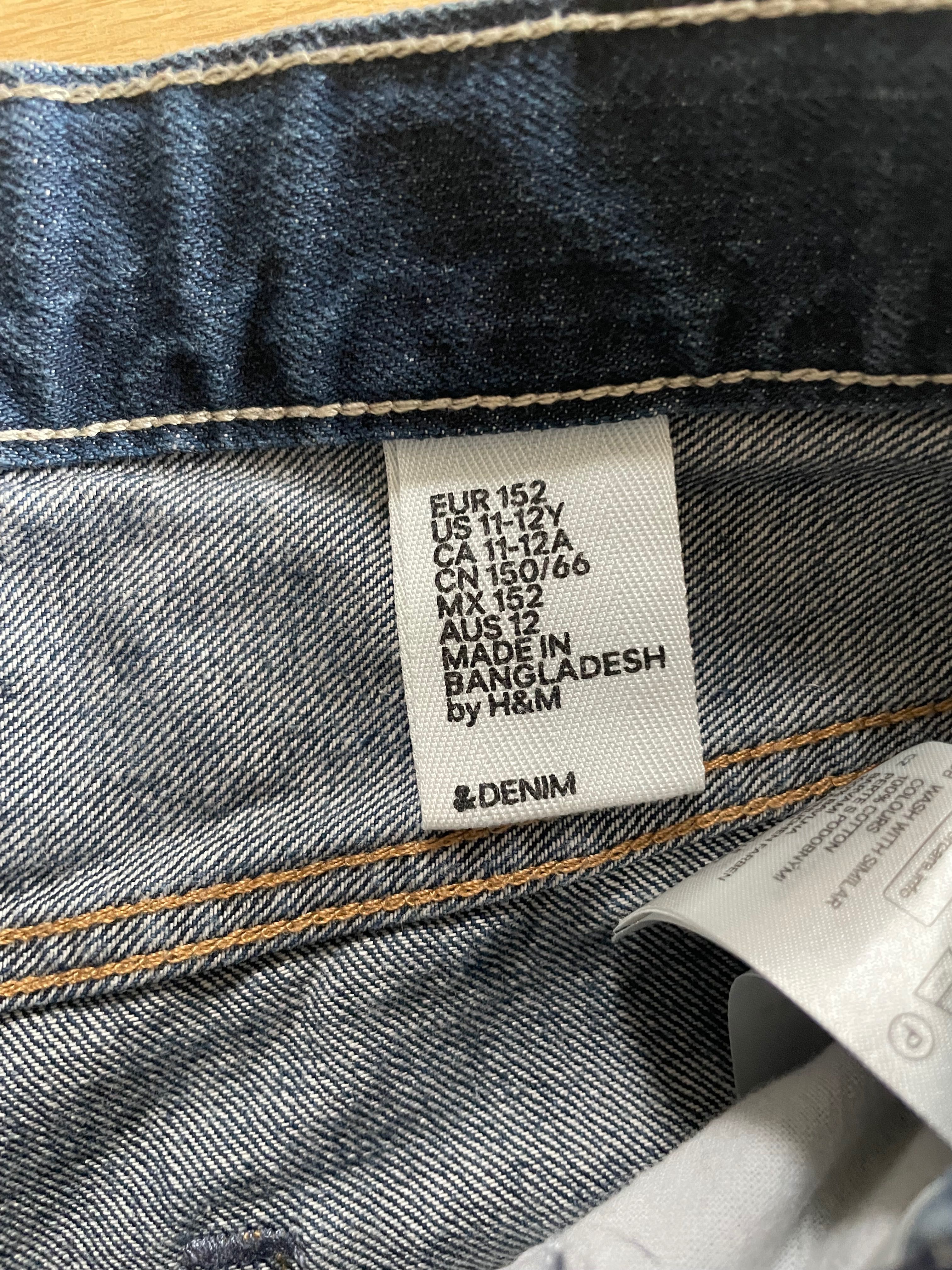 Krótkie spodenki H&M rozm.152 chłopięce