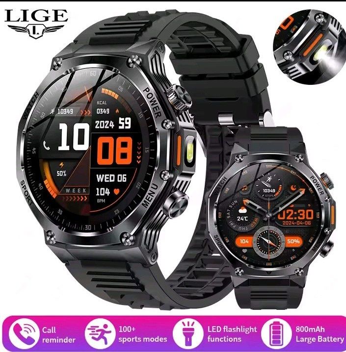 Акція! Смарт годинник|Смарт часы| Smart Watch LIGE AK82 + подарунок