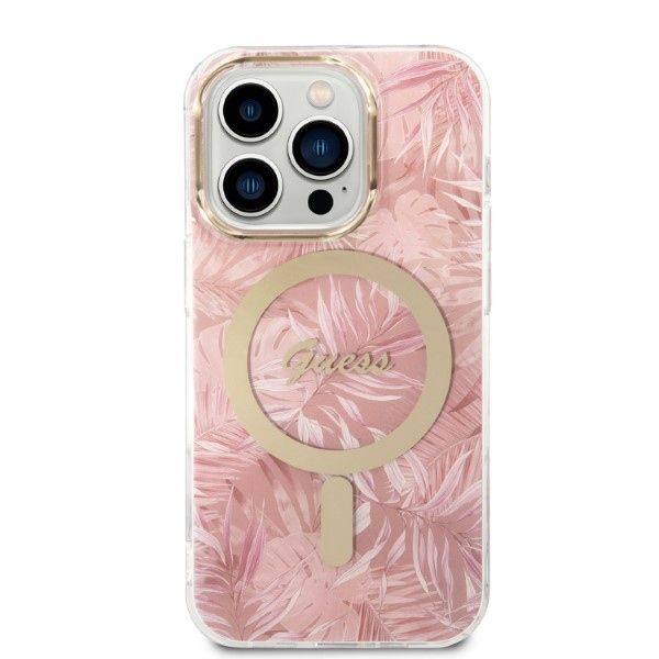 Zestaw Guess GUBPP14LHJEACSP Case+ Charger iPhone 14 Pro 6,1" r