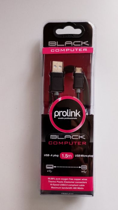 Кабель ProLink USB-A 2.0 - USB Micro 1.5 m (PB487-0150)
